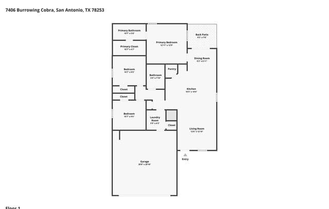 rental at 7406  Burrowing Cobra in San Antonio, TX — photo 3