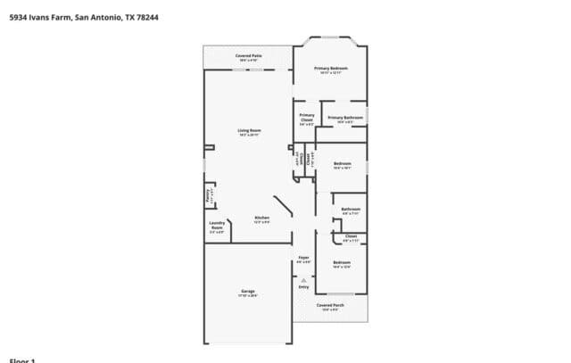 rental at 5934  Ivans Farm in San Antonio, TX — photo 2