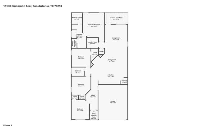 rental at 15130  Cinnamon Teal in San Antonio, TX — photo 2