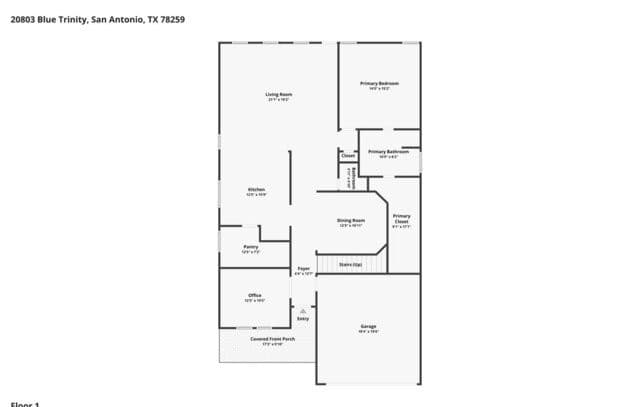 rental at 20803  Blue Trinity in San Antonio, TX — photo 2
