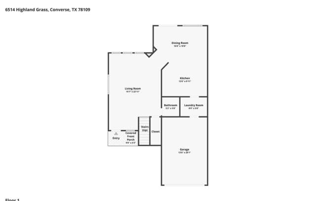 rental at 6514  Highland Grass in Converse, TX — photo 2