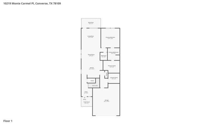 4-bedroom rental at 10219 Monte Carmel in Converse, TX — photo 2