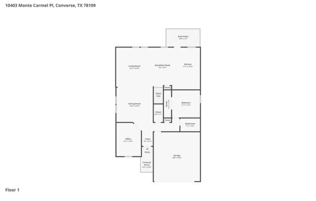 4-bedroom rental at 10403 Monte Carmel in Converse, TX — photo 2