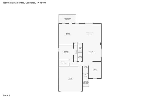 4-bedroom rental at 1350 Vallarta Centro in Converse, TX — photo 2