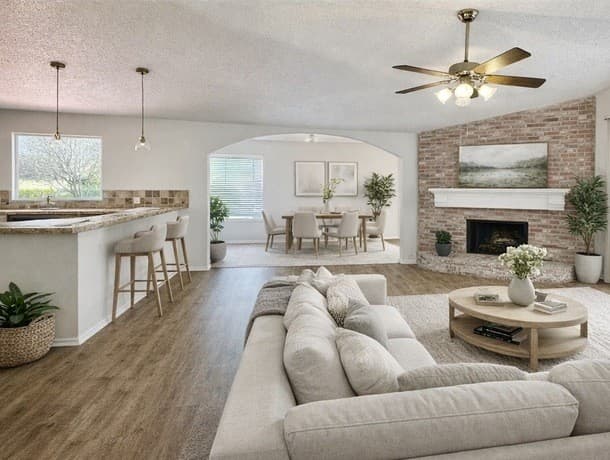 3-bedroom rental at 6608 Honey Hl in San Antonio, TX — photo 2