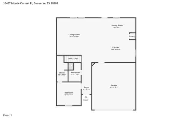 4-bedroom rental at 10407 Monte Carmel Pl in Converse, TX — photo 3