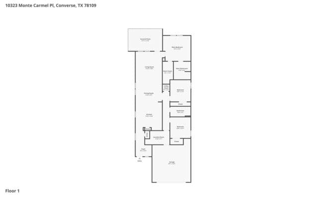 3-bedroom rental at 10323 Monte Carmel Pl in Converse, TX — photo 2