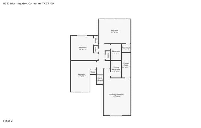 4-bedroom rental at 8320 Morning Grove Dr in Converse, TX — photo 3