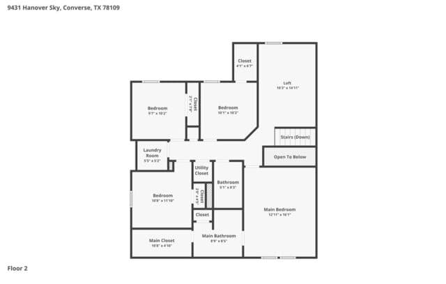 3-bedroom rental at 9431 Hanover Sky in Converse, TX — photo 2