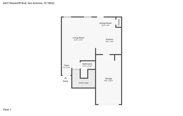 3-bedroom rental at 6427 Woodcliff Bnd in San Antonio, TX — photo 3