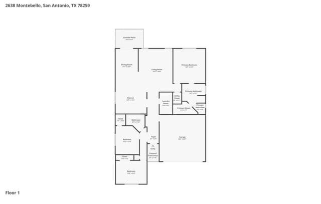 3-bedroom rental at 2638 Montebello in San Antonio, TX — photo 2