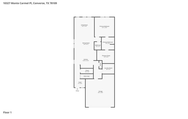 4-bedroom rental at 10327 Monte Carmel Pl in Converse, TX — photo 2