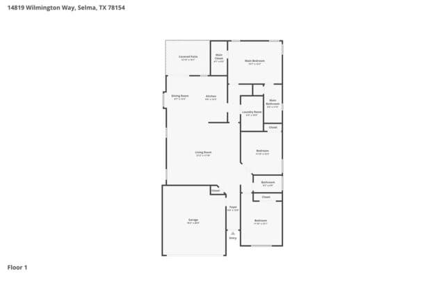 3-bedroom rental at 14819 Wilmington in Selma, TX — photo 2