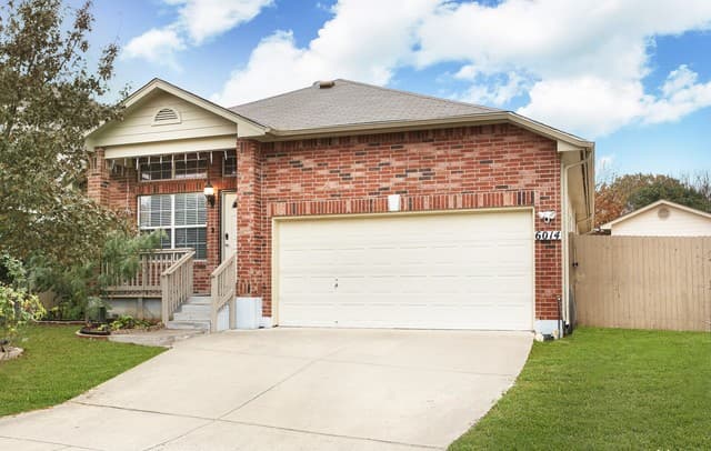 3-bedroom rental at 6014 Wood Pass in San Antonio TX