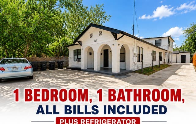 1-bedroom rental at 827 W Rosewood Ave Unit #6 in San Antonio TX