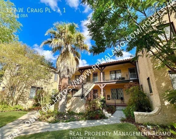 1-bedroom rental at 127 W Craig Pl Unit 1 in San Antonio TX